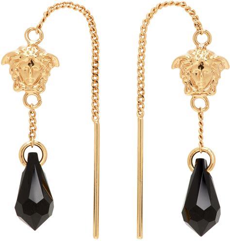 versace earrings ssense|versace earrings with diamonds.